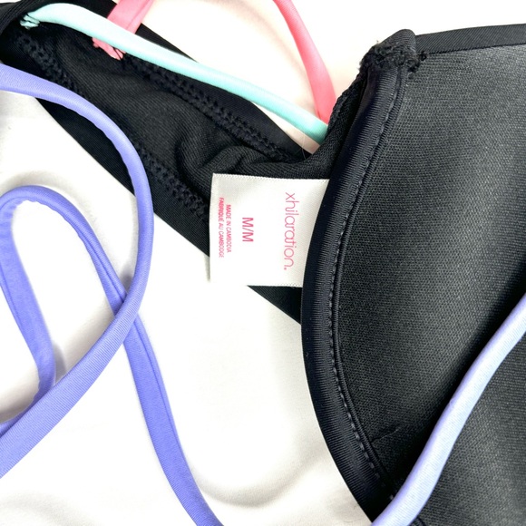 Black strappy bikini top size medium - Picture 4 of 4